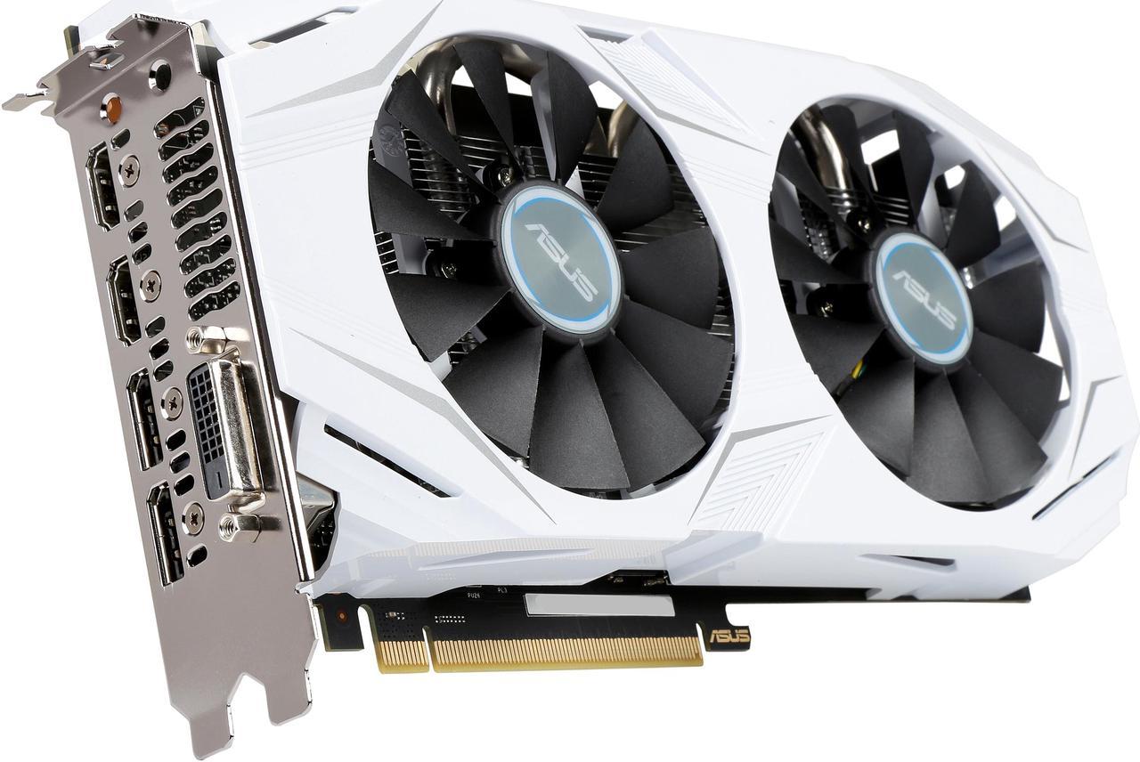 ASUS GeForce GTX 1060 3GB Dual-fan OC Edition VR Ready Dual HDMI DP 1.4 Gaming Graphics Card (DUAL-GTX1060-O3G)