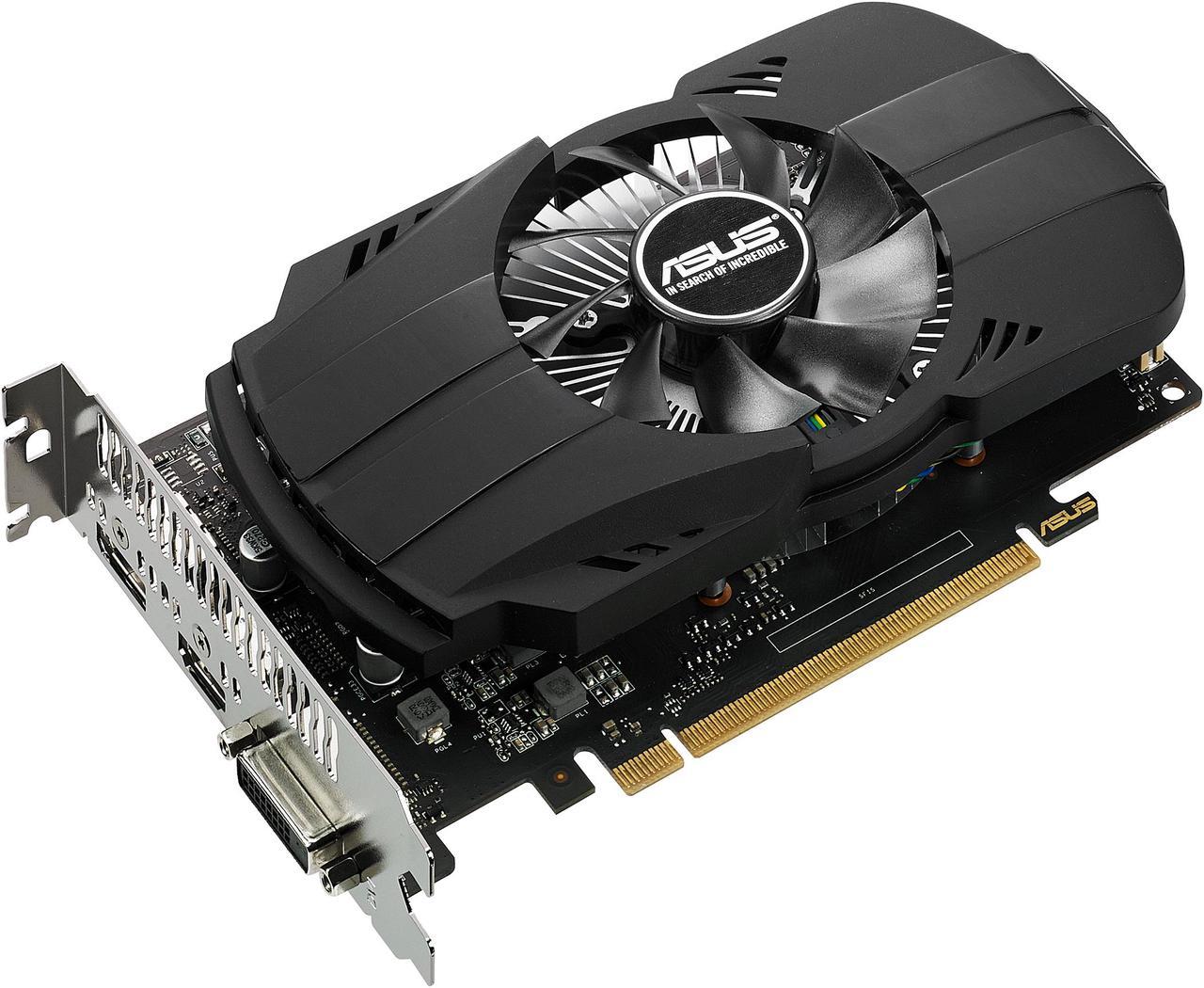 ASUS GeForce GTX 1050 Ti 4GB PHOENIX Fan Edition DVI-D HDMI DP 1.4 Gaming Graphics Card (PH-GTX1050Ti-4G)