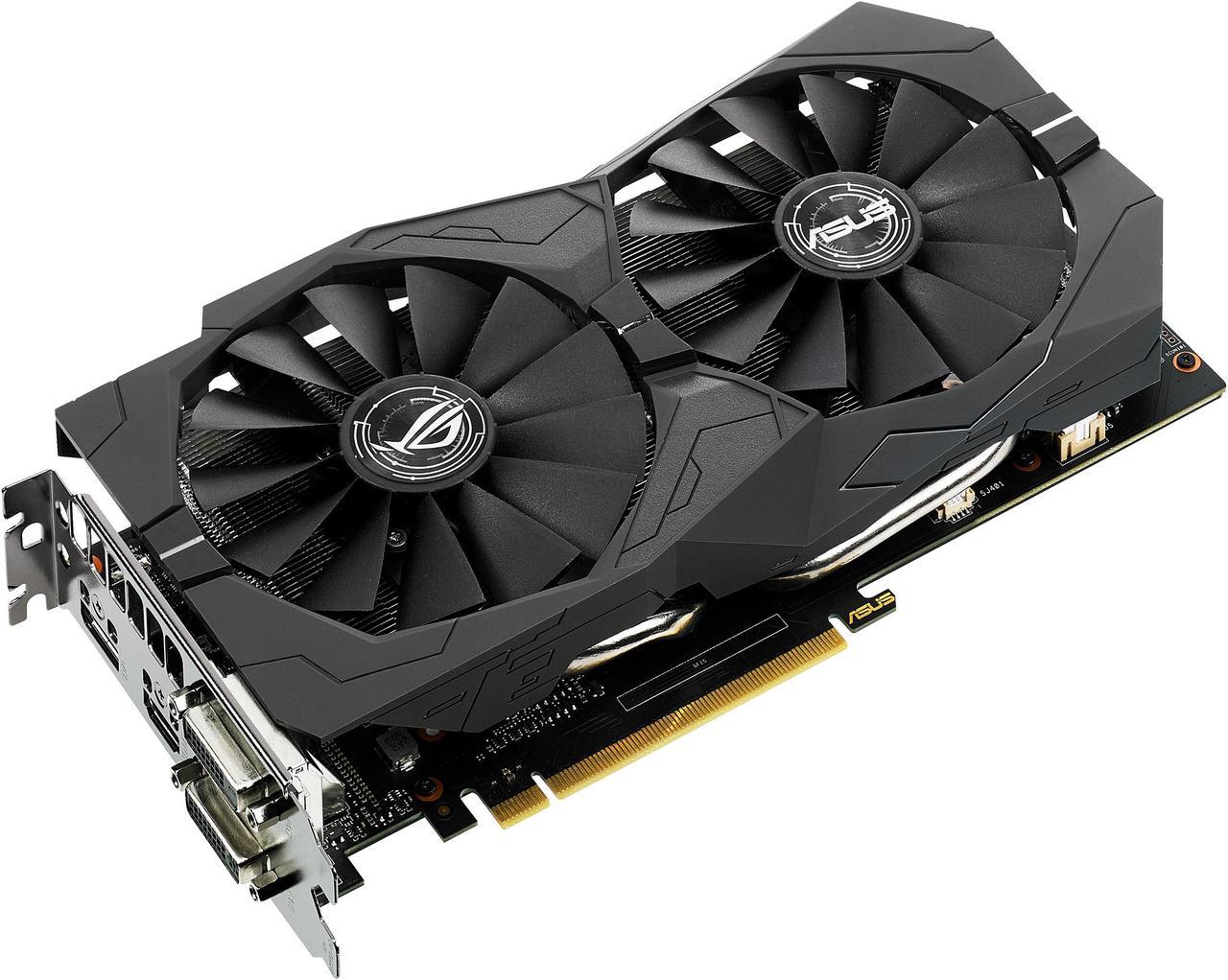 ASUS GeForce GTX 1050 Ti 4GB ROG STRIX HDMI 2.0 DP 1.4 Gaming Graphics Card (STRIX-GTX1050TI-4G-GAMING)