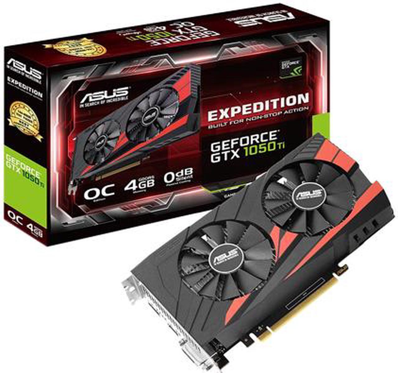 Alt view image 4 of 5 - ASUS GeForce GTX 1050 Ti EX-GTX1050TI-O4G 4GB 128-Bit GDDR5 PCI Express 3.0 HDCP Ready Video Cards