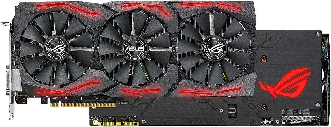 Main image of ASUS ROG GeForce GTX 1080 Ti 11GB GDDR5X SLI Support Video Card STRIX-GTX1080TI-11G-GAMING