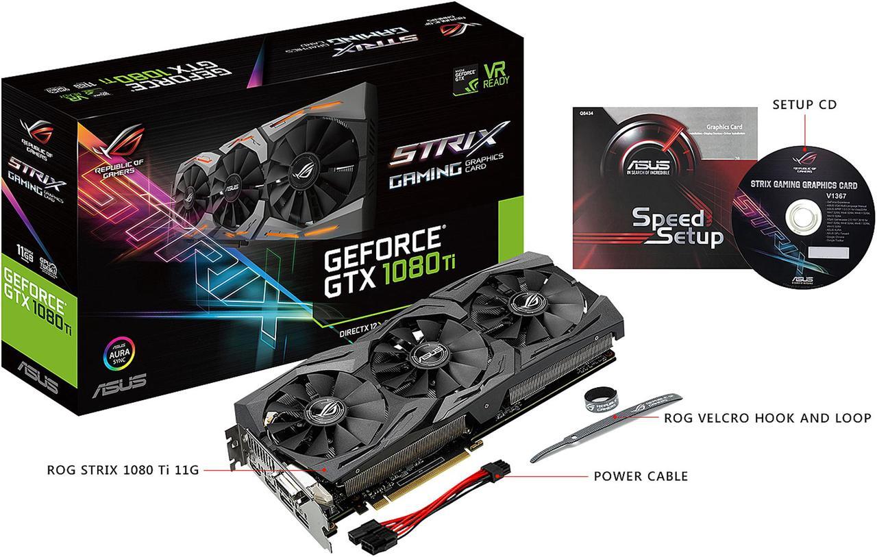 Alt view image 5 of 6 - ASUS ROG GeForce GTX 1080 Ti 11GB GDDR5X SLI Support Video Card STRIX-GTX1080TI-11G-GAMING