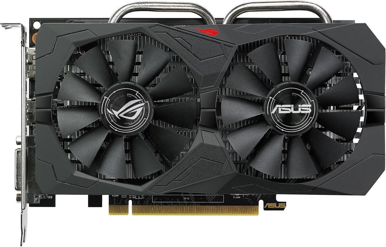 ASUS ROG Strix Radeon RX 560 O4GB Gaming OC Edition GDDR5 DP HDMI DVI AMD Graphics Card (ROG-STRIX-RX560-O4G-GAMING)