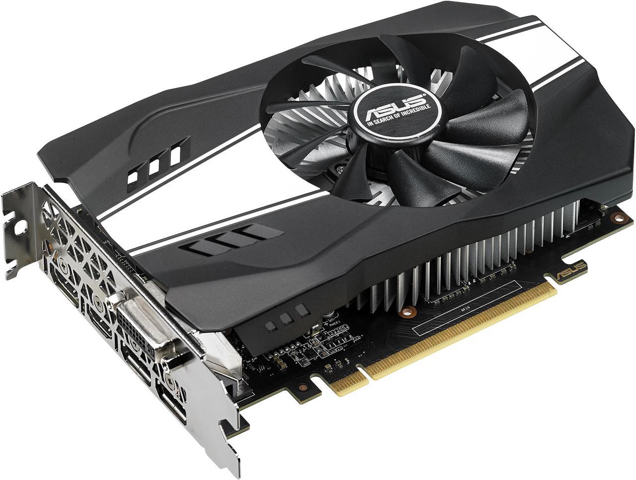 ASUS GeForce GTX 1060 3GB Phoenix Fan Edition VR Ready HDMI DP DVI Graphics Card (PH-GTX1060-3G)