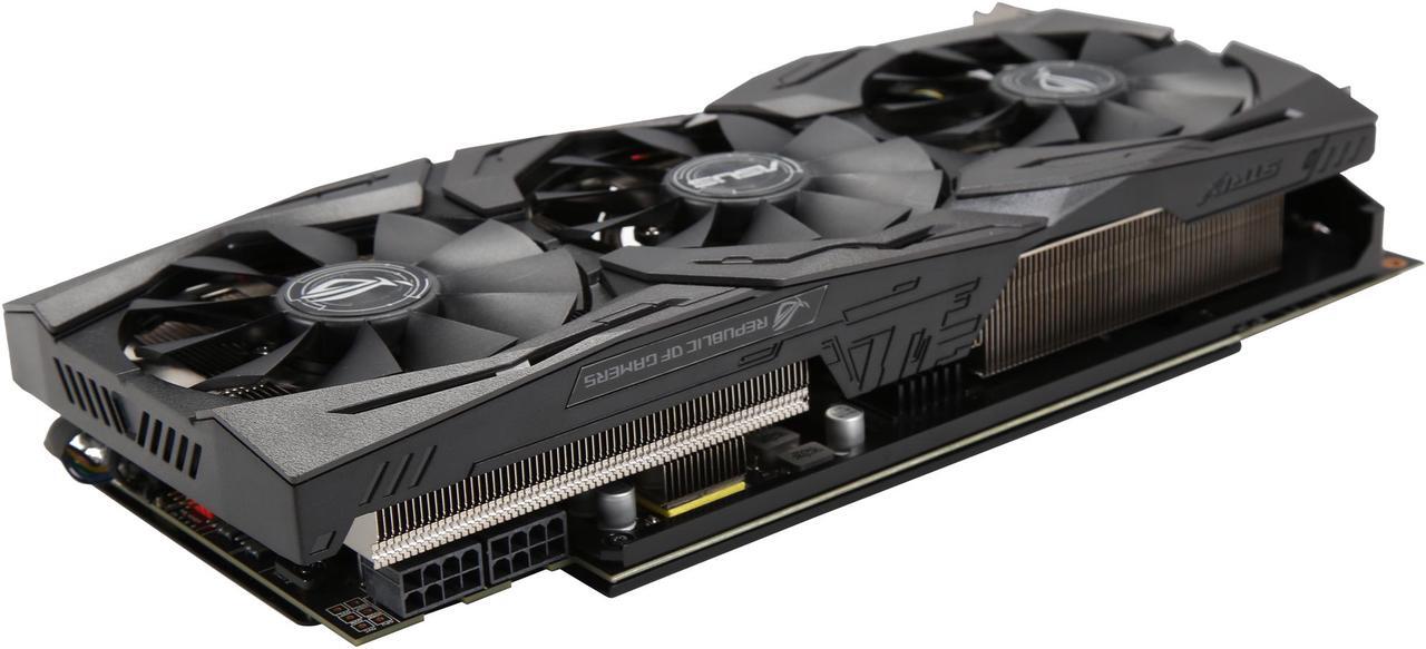 Alt view image 5 of 6 - ASUS ROG Radeon RX Vega 56 8GB HBM2 PCI Express 3.0 CrossFireX Support Graphics Card STRIX-RXVEGA56-O8G-GAMING