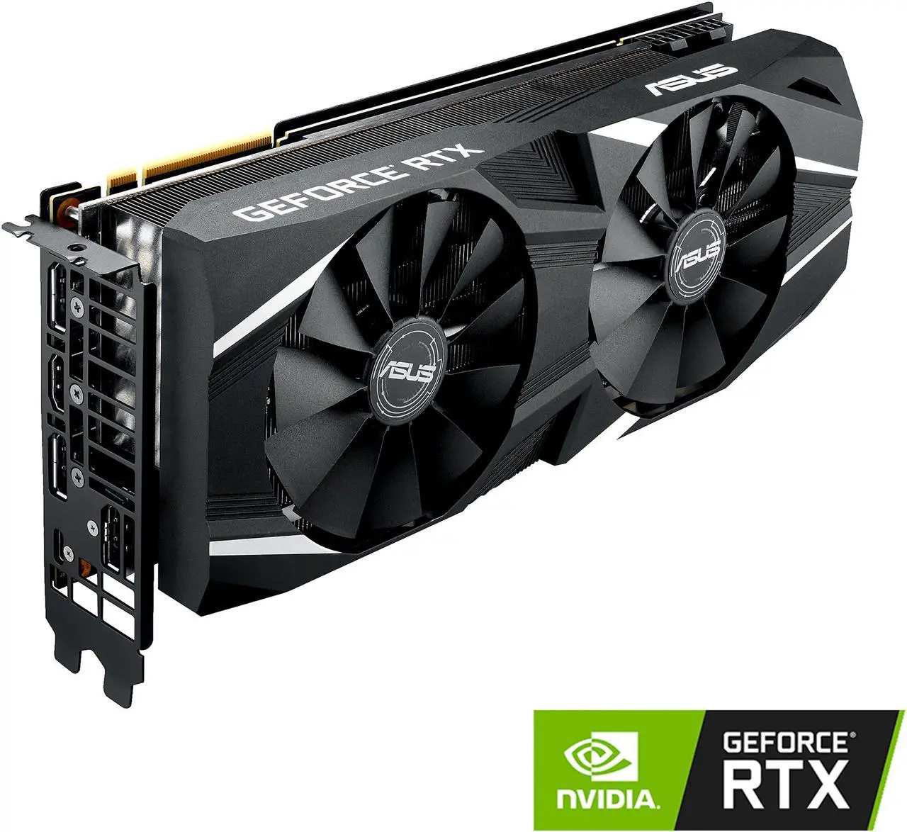 Alt view image 2 of 6 - ASUS Dual GeForce RTX 2080 Ti 11GB GDDR6 PCI Express 3.0 SLI Support Graphics Card DUAL-RTX2080TI-O11G