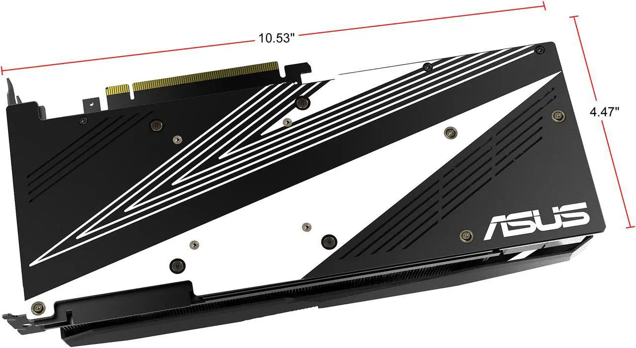 Alt view image 4 of 6 - ASUS Dual GeForce RTX 2080 Ti 11GB GDDR6 PCI Express 3.0 SLI Support Graphics Card DUAL-RTX2080TI-O11G