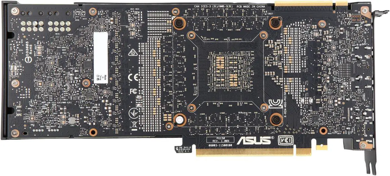 Alt view image 6 of 7 - ASUS GeForce RTX 2080 Ti 11G Turbo Edition GDDR6 HDMI DP 1.4 Type-C Graphics Card