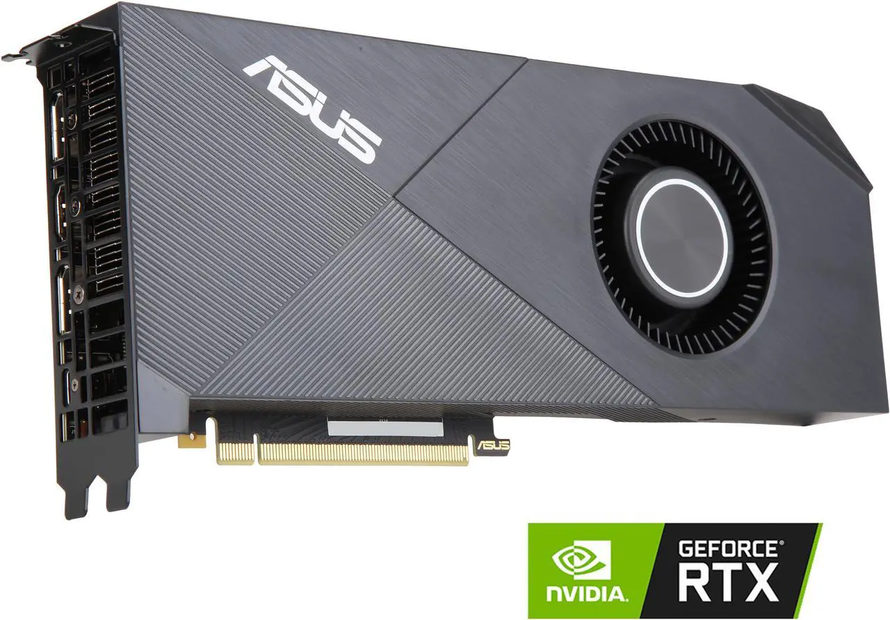 Alt view image 3 of 7 - ASUS GeForce RTX 2080 Ti 11G Turbo Edition GDDR6 HDMI DP 1.4 Type-C Graphics Card