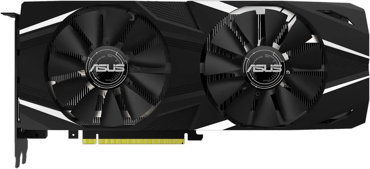 Alt view image 2 of 5 - ASUS GeForce RTX 2080 Overclocked 8G GDDR6 Dual-Fan Edition VR Ready HDMI DP 1.4 USB Type-C Graphics Card (DUAL-RTX2080-O8G)