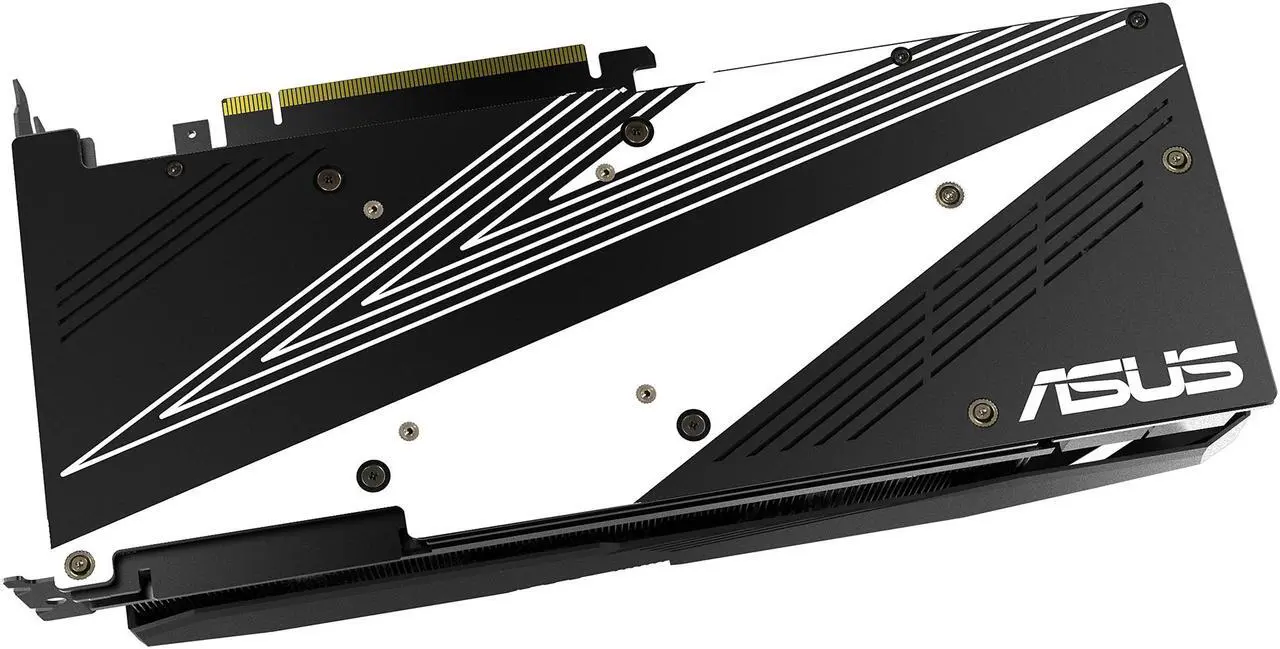 Alt view image 4 of 5 - ASUS GeForce RTX 2080 Overclocked 8G GDDR6 Dual-Fan Edition VR Ready HDMI DP 1.4 USB Type-C Graphics Card (DUAL-RTX2080-O8G)