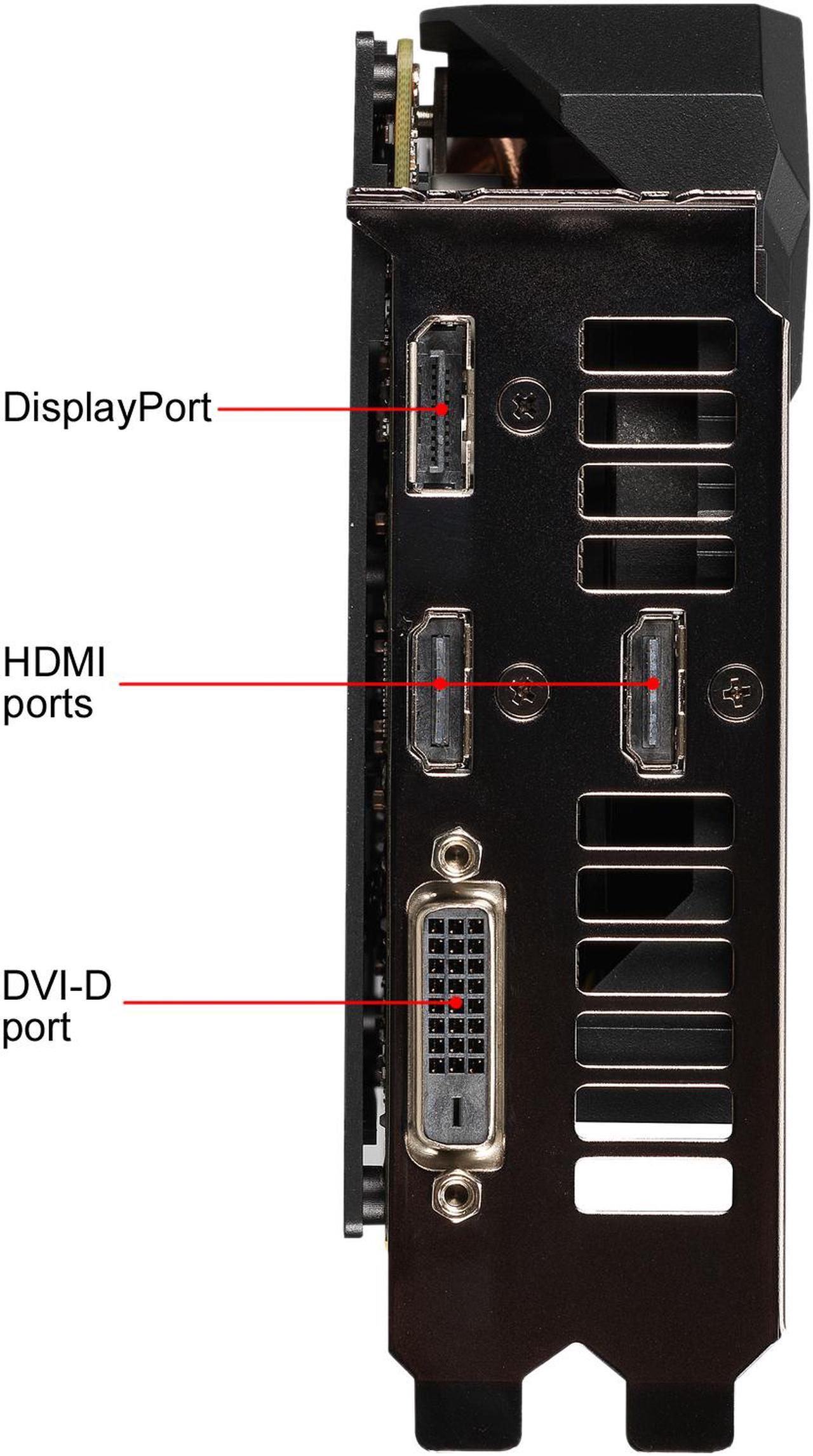Alt view image 5 of 5 - ASUS TUF Gaming GeForce RTX 2060 OC Edition 6GB GDDR6 VR Ready HDMI 2.0b DP 1.4 Auto Extreme Graphics Card (TUF-RTX2060-O6G-GAMING)