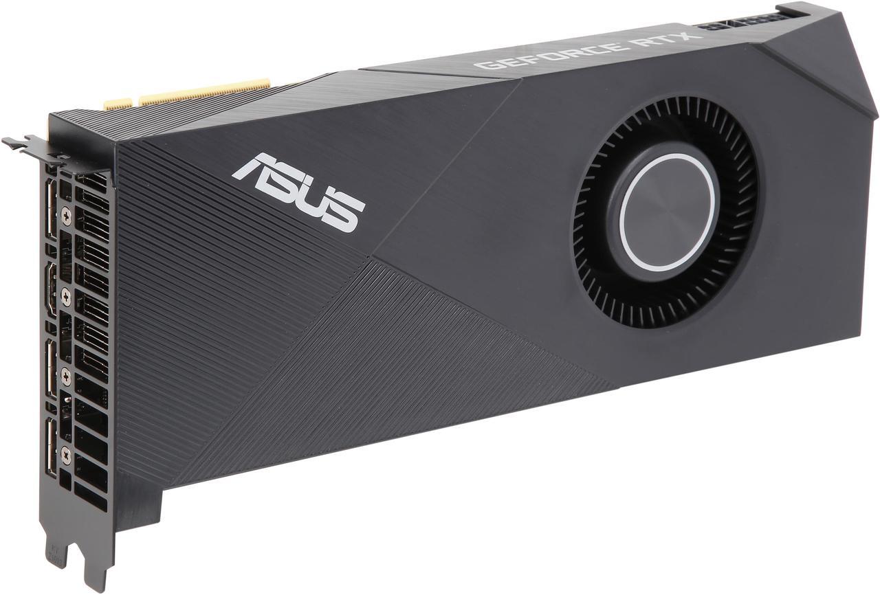 Main image of ASUS Turbo GeForce RTX 2080 8GB GDDR6 PCI Express 3.0 SLI Support Graphics Card TURBO-RTX2080-8G-EVO
