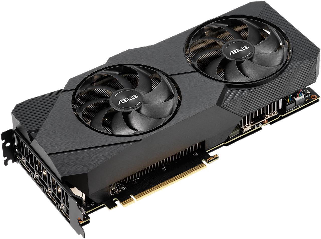 Alt view image 3 of 13 - ASUS GeForce RTX 2080 SUPER Overclocked 8G GDDR6 Dual-Fan EVO Edition VR Ready HDMI DisplayPort 1.4 Graphics Card (DUAL-RTX2080S-O8G-EVO)