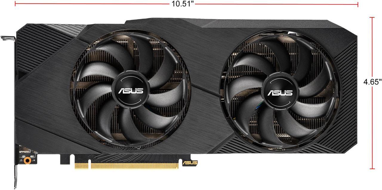 Alt view image 2 of 13 - ASUS GeForce RTX 2080 SUPER Overclocked 8G GDDR6 Dual-Fan EVO Edition VR Ready HDMI DisplayPort 1.4 Graphics Card (DUAL-RTX2080S-O8G-EVO)