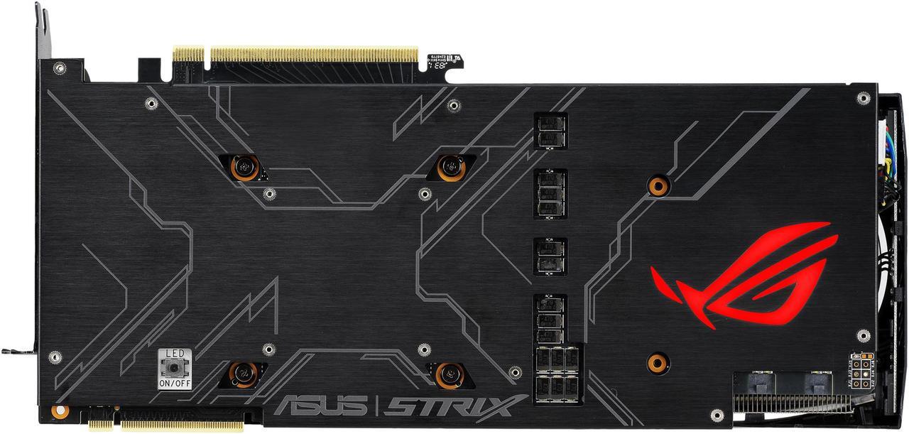 Alt view image 9 of 14 - ASUS ROG STRIX GeForce RTX 2080 SUPER Advanced Overclocked 8G GDDR6 HDMI DP 1.4 USB Type-C Gaming Graphics Card (ROG-STRIX-RTX2080S-A8G-GAMING)