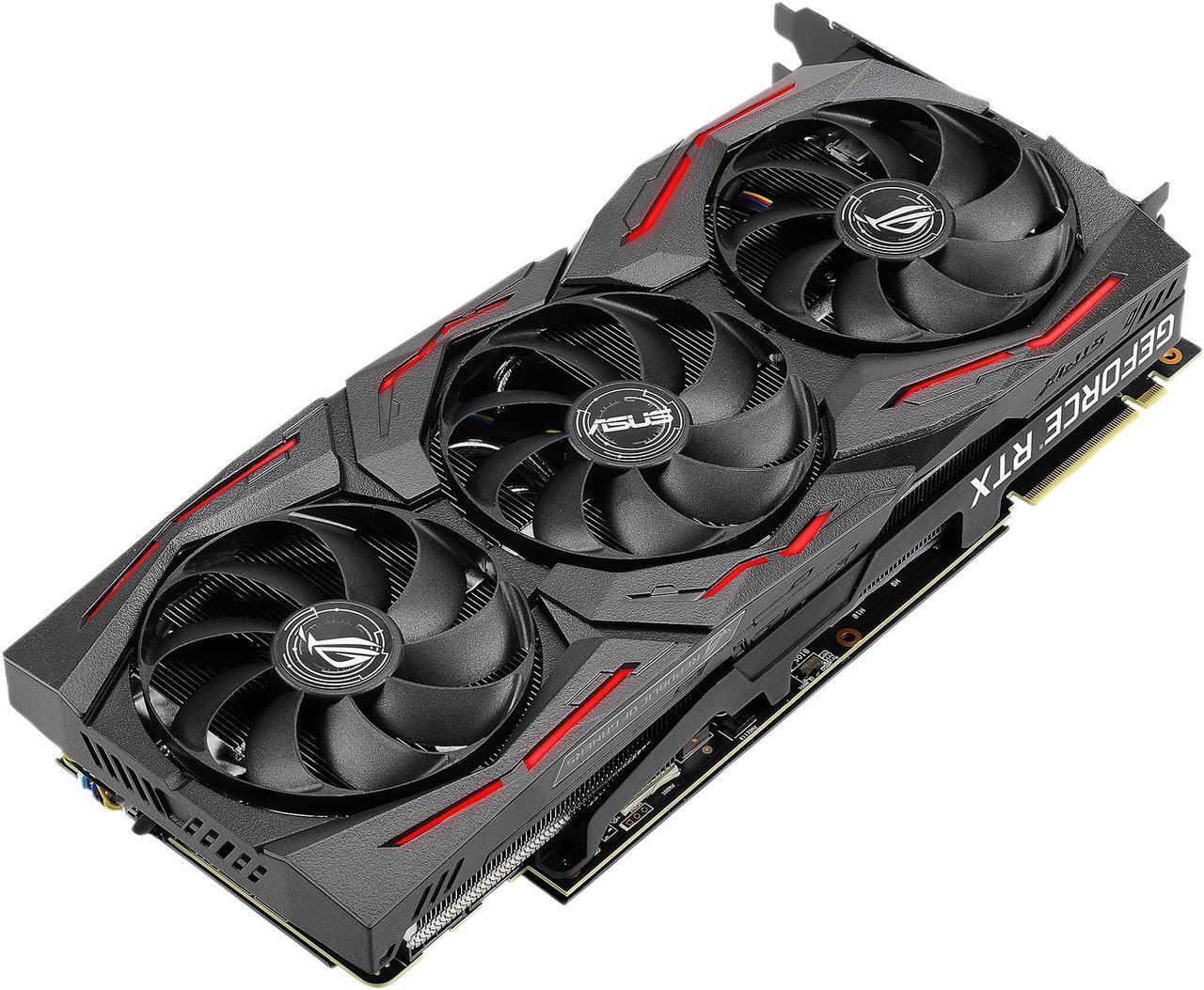 Alt view image 4 of 14 - ASUS ROG STRIX GeForce RTX 2080 SUPER Advanced Overclocked 8G GDDR6 HDMI DP 1.4 USB Type-C Gaming Graphics Card (ROG-STRIX-RTX2080S-A8G-GAMING)