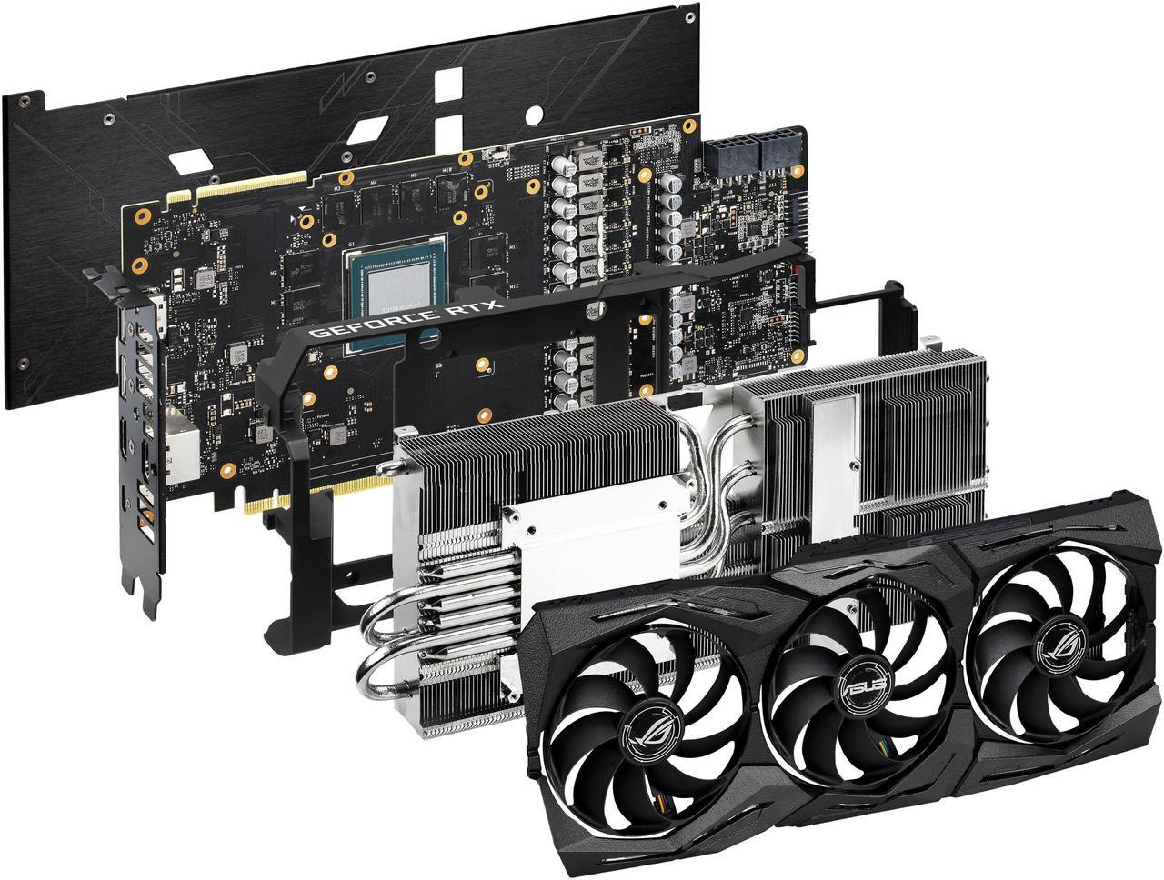 Alt view image 13 of 14 - ASUS ROG STRIX GeForce RTX 2080 SUPER Advanced Overclocked 8G GDDR6 HDMI DP 1.4 USB Type-C Gaming Graphics Card (ROG-STRIX-RTX2080S-A8G-GAMING)