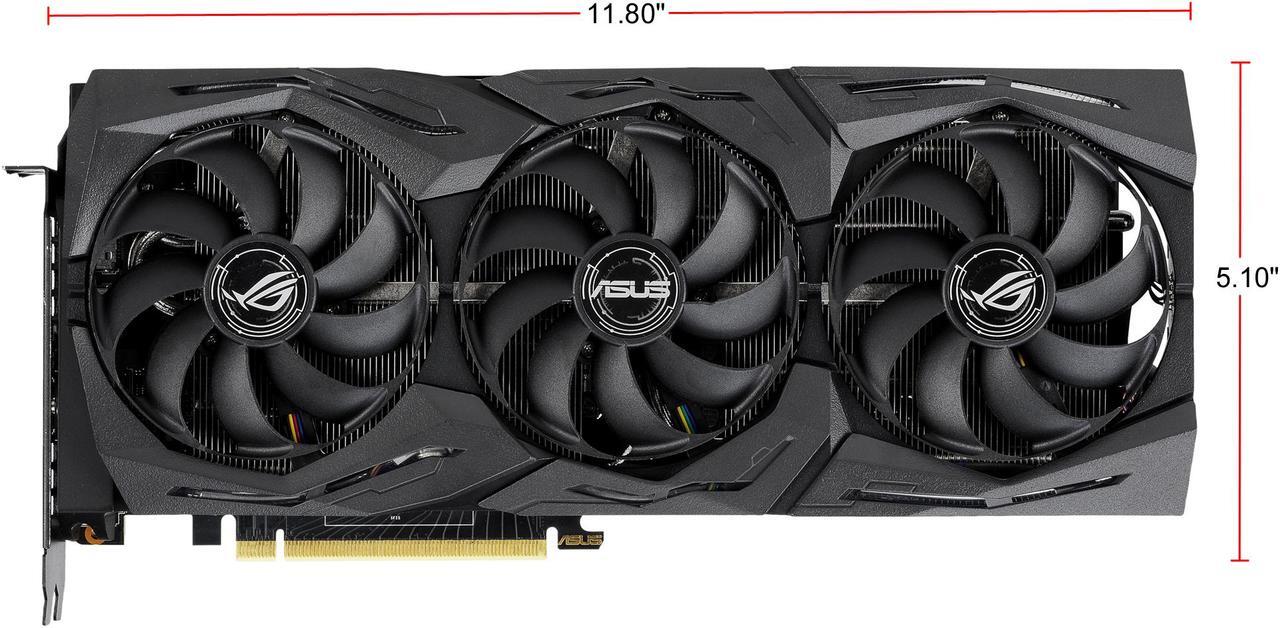 Alt view image 3 of 14 - ASUS ROG STRIX GeForce RTX 2080 SUPER Advanced Overclocked 8G GDDR6 HDMI DP 1.4 USB Type-C Gaming Graphics Card (ROG-STRIX-RTX2080S-A8G-GAMING)
