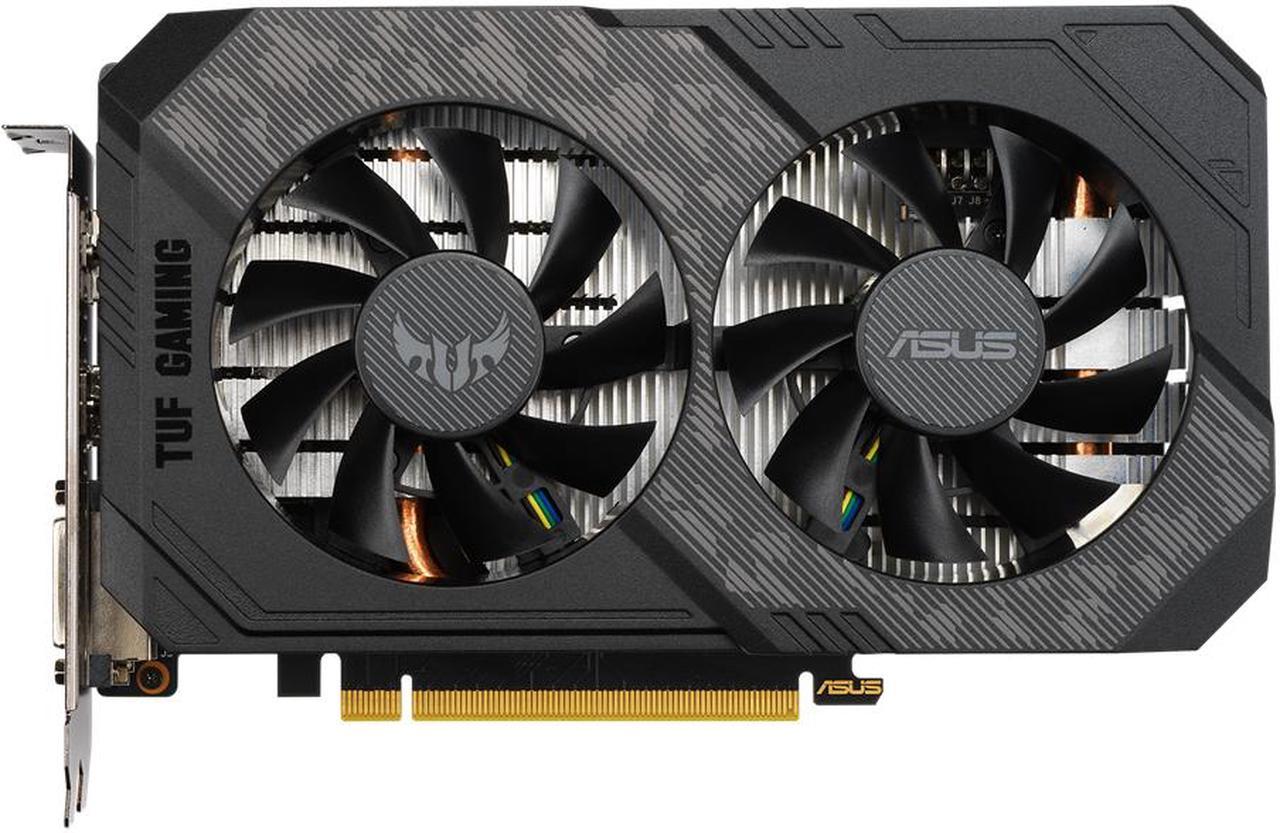 ASUS TUF Gaming GeForce GTX 1660 SUPER Overclocked 6GB Edition HDMI DP DVI Gaming Graphics Card (TUF-GTX1660S-O6G-GAMING)