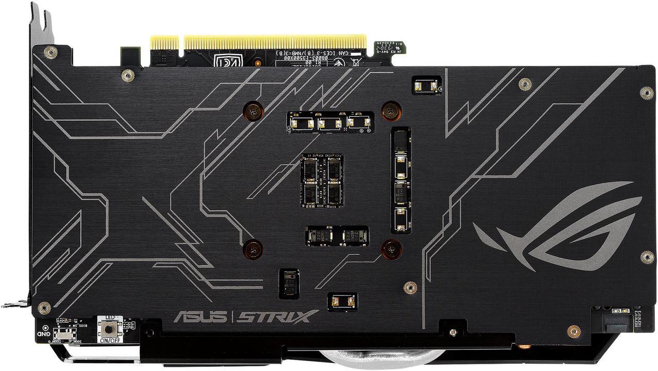 Alt view image 4 of 8 - ASUS ROG Strix GeForce GTX 1660 SUPER Advanced 6GB Edition GDDR6 HDMI 2.0 DP 1.4 Gaming Graphics Card (ROG-STRIX-GTX1660S-A6G-GAMING)