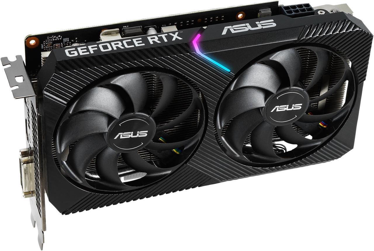 Alt view image 4 of 10 - ASUS Dual NVIDIA GeForce RTX 2070 MINI OC Edition Gaming Graphics Card, PCIe 3.0, 8GB GDDR6, HDMI, DisplayPort, DVI-D, for Intel NUC 9 Extreme Kit, Intel NUC 9 Pro Kit and Small Chassis (DUAL-RTX2070-O8G-MINI)
