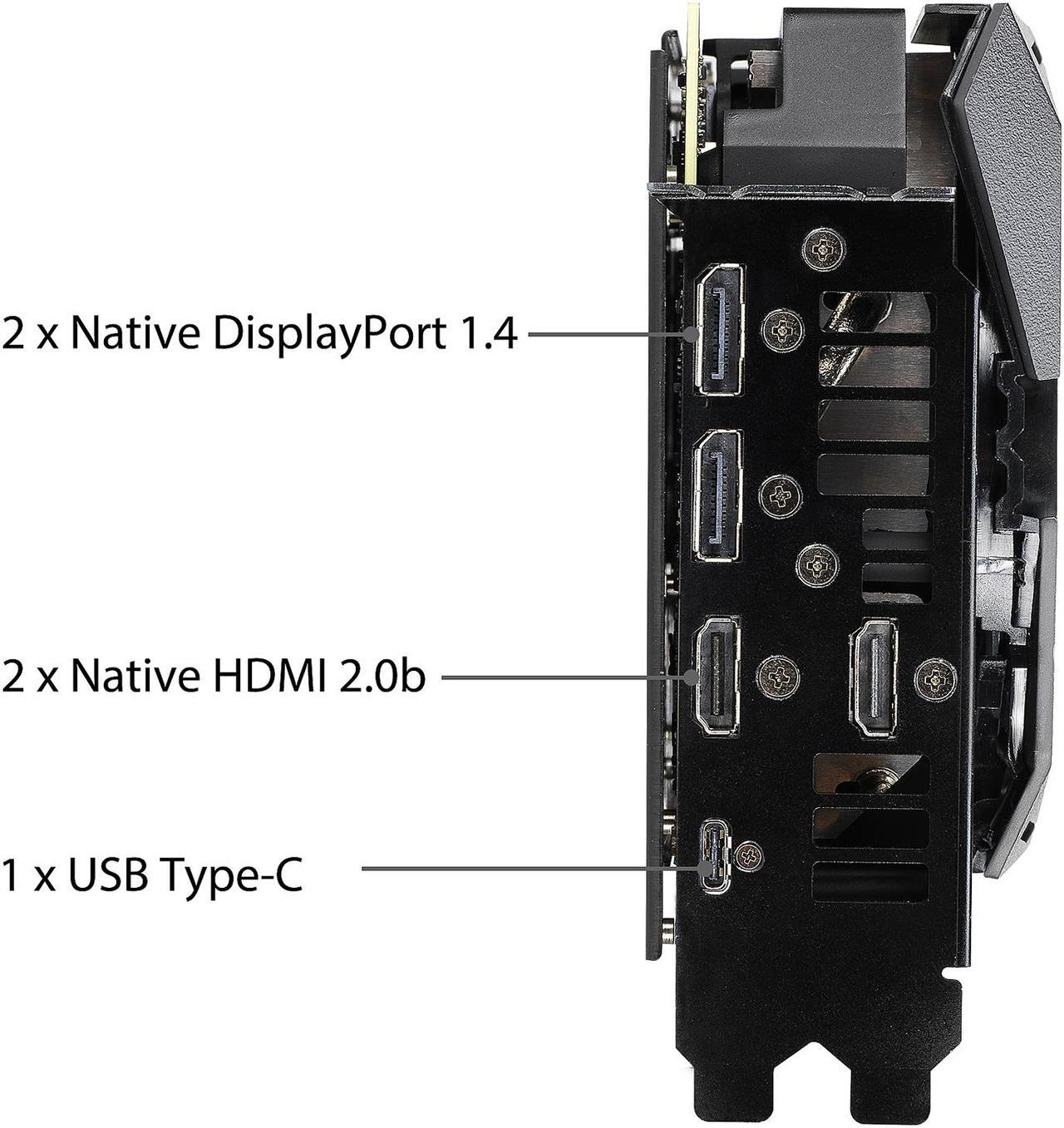 Alt view image 2 of 8 - ASUS ROG STRIX GeForce RTX 2070 SUPER 8GB GDDR6 PCI Express 3.0 SLI Support Graphics Card ROG-STRIX-RTX2070S-8G-GAMING