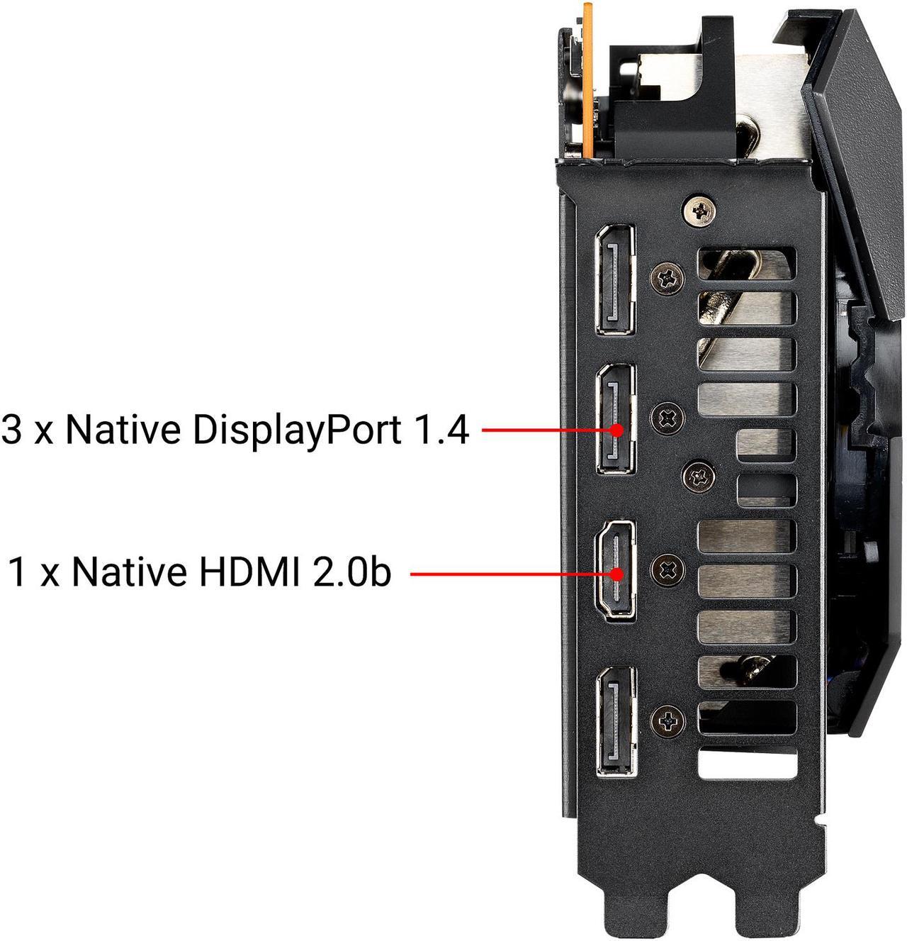 Alt view image 4 of 7 - ASUS ROG STRIX AMD Radeon RX 5600 XT OC Edition Gaming Graphics Card (PCIe 4.0, 6GB, GDDR6 Memory, HDMI, DisplayPort, Full HD Gaming, Axial-tech Fan Design, Auto-Extreme, Metal Backplate (ROG-STRIX-RX5600XT-O6G-GAMING)