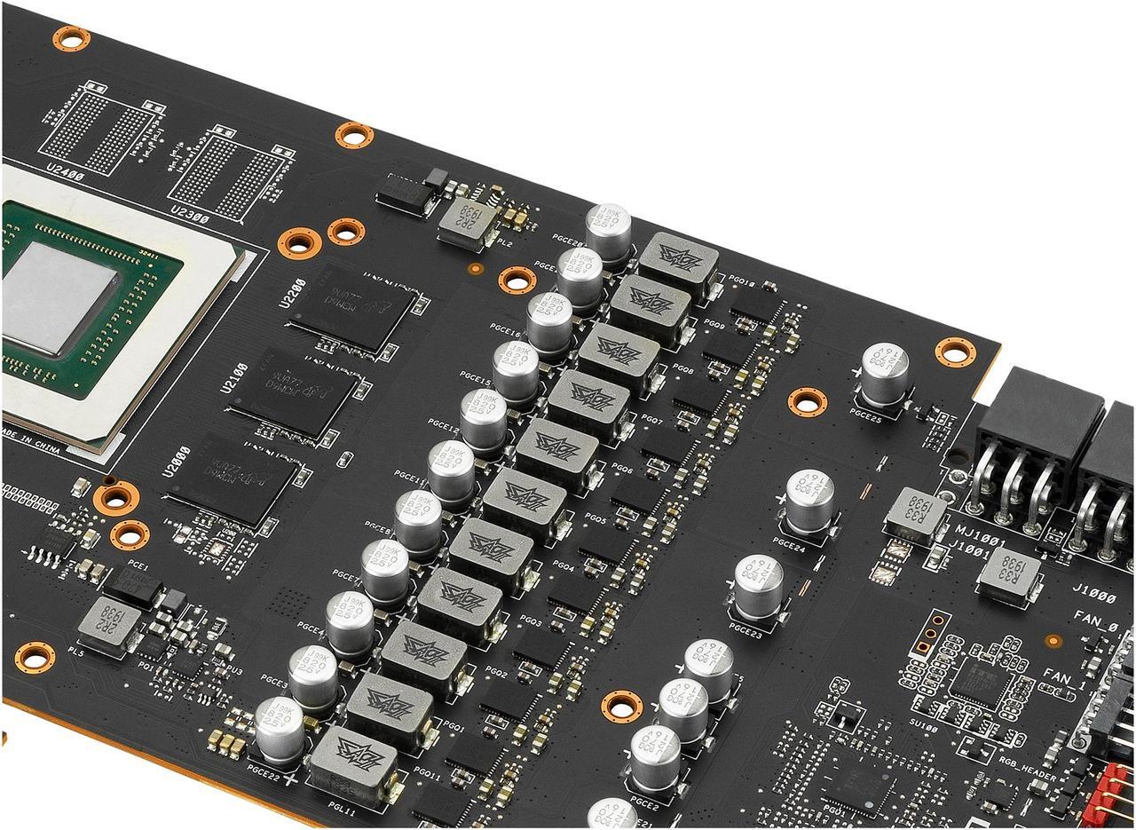Alt view image 3 of 7 - ASUS ROG STRIX AMD Radeon RX 5600 XT OC Edition Gaming Graphics Card (PCIe 4.0, 6GB, GDDR6 Memory, HDMI, DisplayPort, Full HD Gaming, Axial-tech Fan Design, Auto-Extreme, Metal Backplate (ROG-STRIX-RX5600XT-O6G-GAMING)