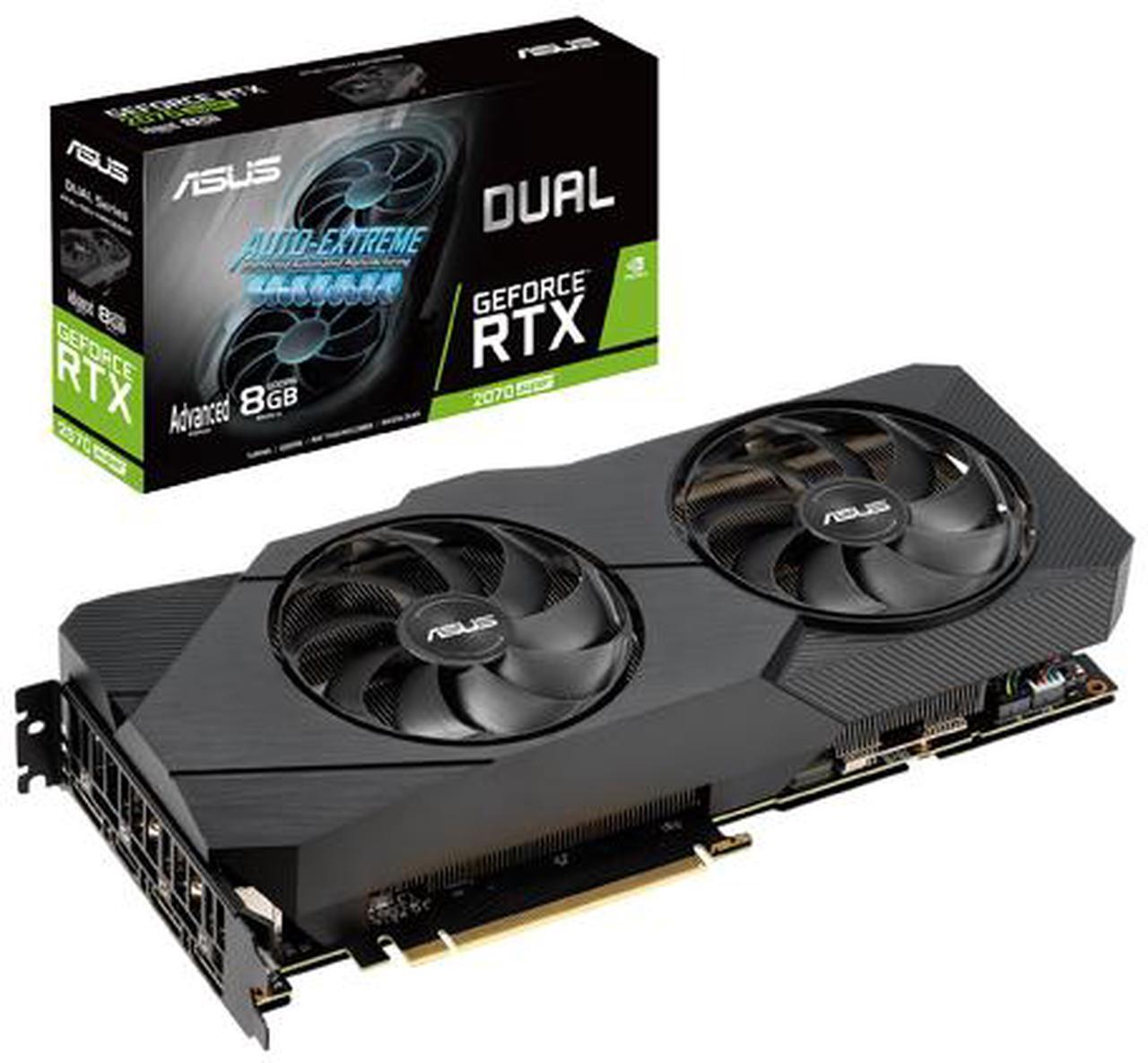 Alt view image 7 of 7 - ASUS Dual GeForce RTX 2070 SUPER 8GB GDDR6 PCI Express 3.0 x16 SLI Support Graphics Card DUAL-RTX2070S-A8G-EVO