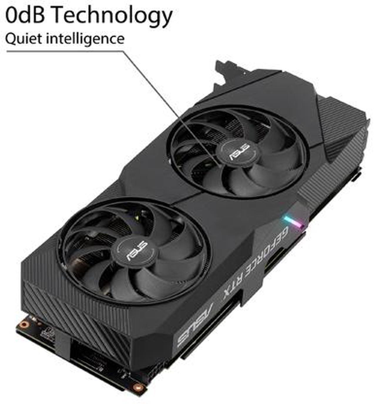 Alt view image 4 of 7 - ASUS Dual GeForce RTX 2070 SUPER 8GB GDDR6 PCI Express 3.0 x16 SLI Support Graphics Card DUAL-RTX2070S-A8G-EVO