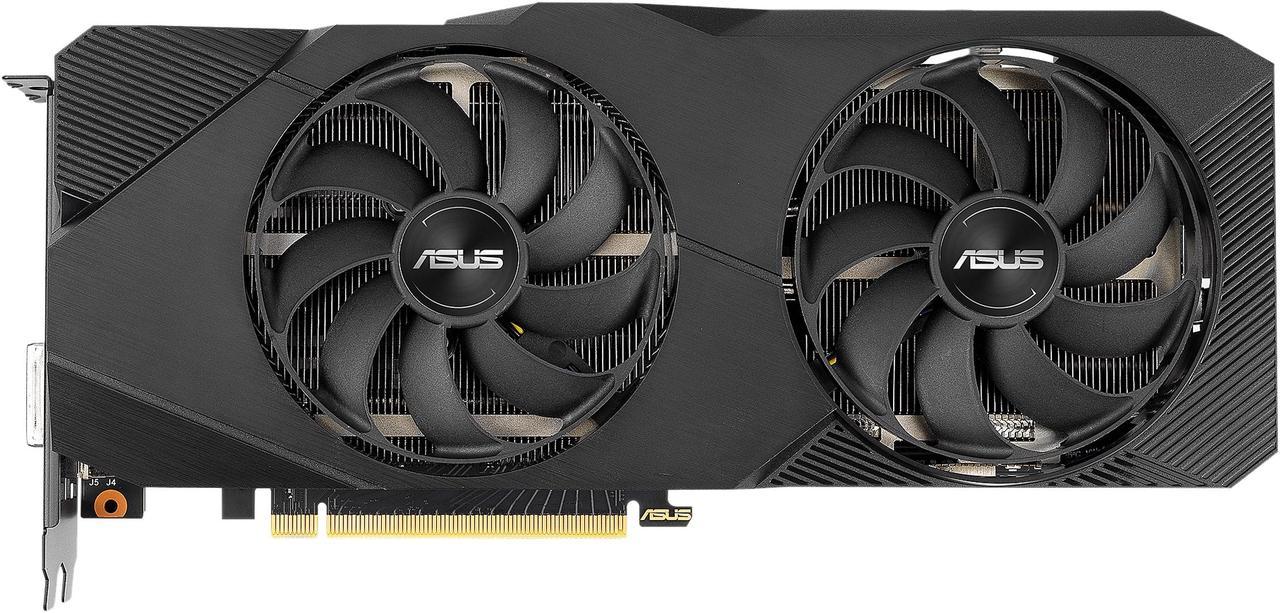 ASUS DUAL GeForce RTX 2060 SUPER EVO V2 OC Edition Gaming Graphics Card (PCIe 3.0, 8GB GDDR6, HDMI, DisplayPort, DVI-D, Axial-Tech Fan, 0dB Technology, DirectCU II, Auto-Extreme) (DUAL-RTX2060S-O8G-EVO-V2)