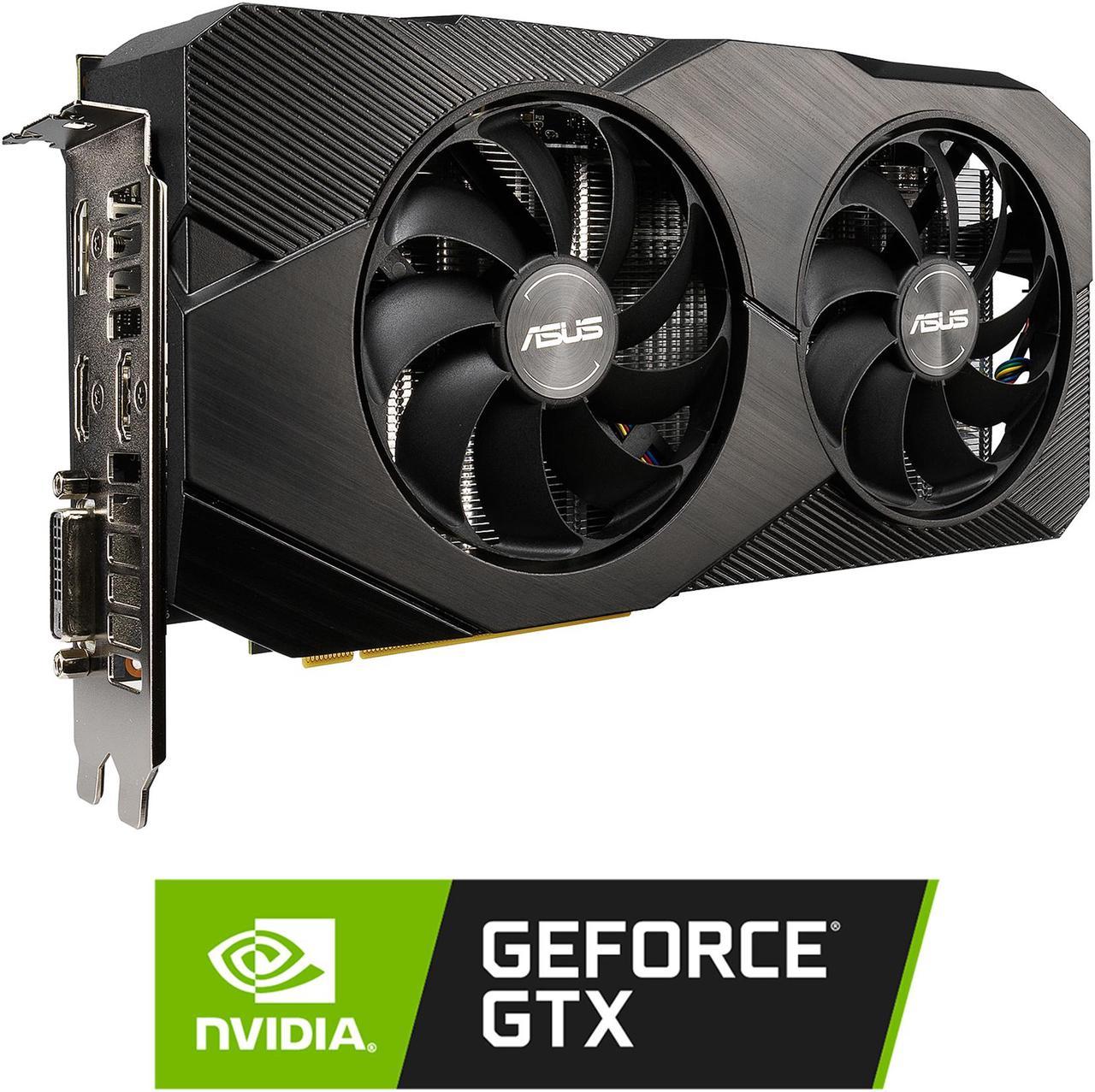 ASUS Dual GeForce GTX 1660 Ti 6GB GDDR6 PCI Express 3.0 Video Card DUAL-GTX1660TI-O6G-EVO