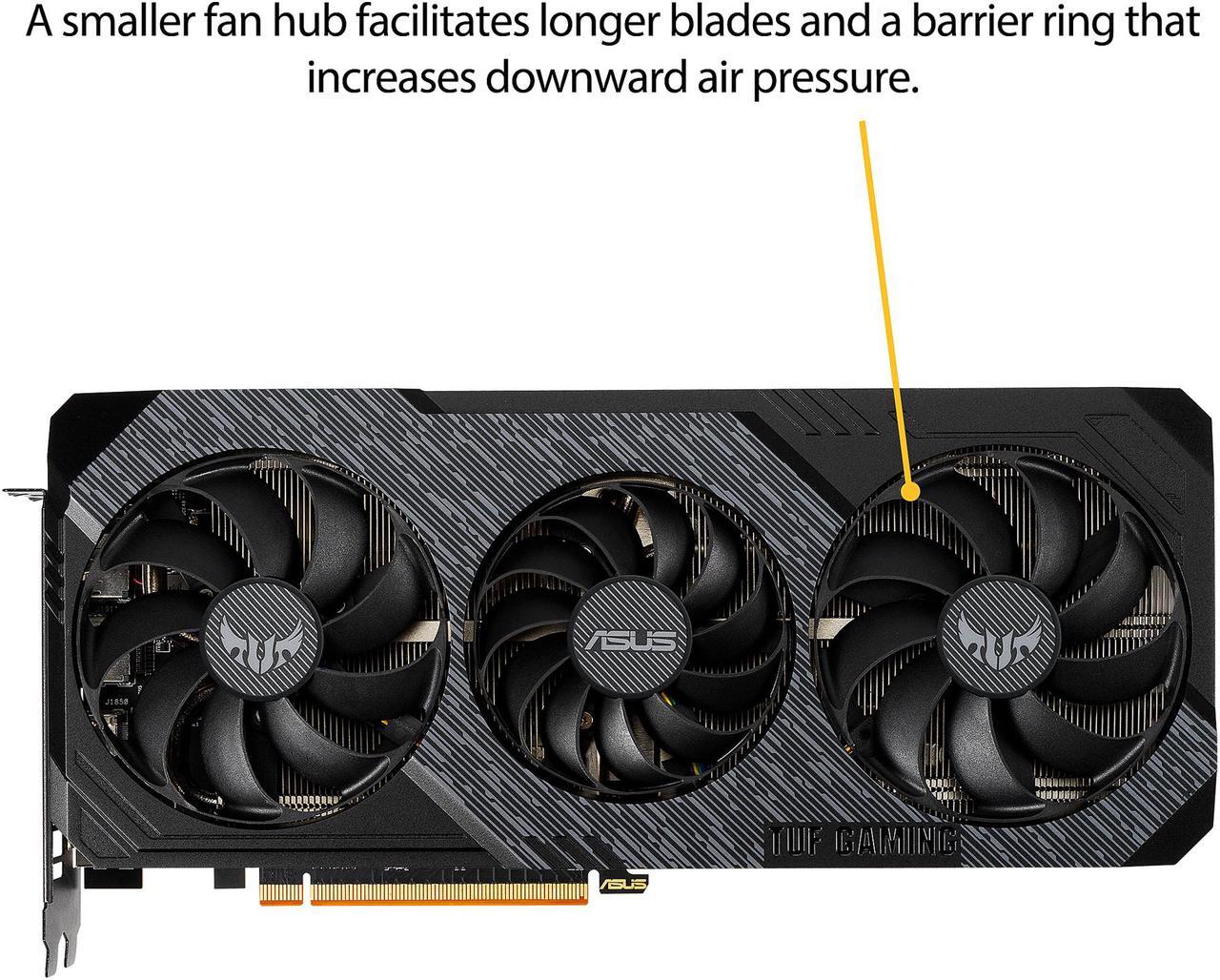 Alt view image 4 of 7 - ASUS TUF Gaming X3 Radeon RX 5700 XT 8GB GDDR6 PCI Express 4.0 Graphics Card TUF 3-RX5700XT-O8G-EVO-GAMING