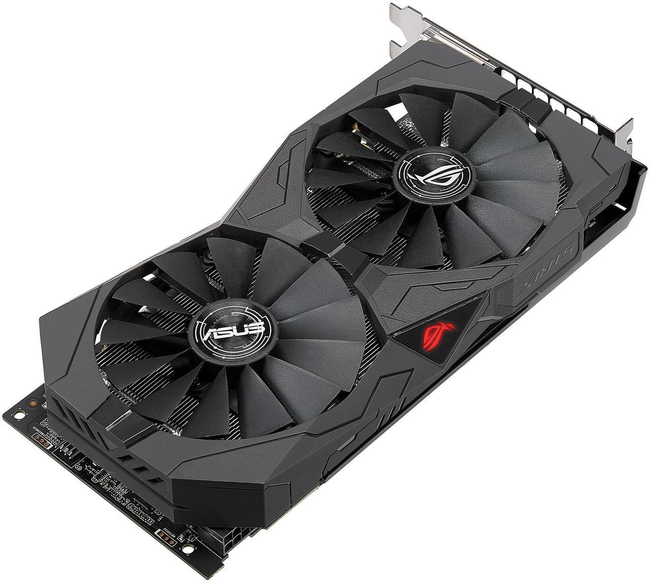 Alt view image 2 of 7 - ASUS ROG Strix Radeon RX 570 8GB GDDR5 PCI Express 3.0 Graphics Card ROG-STRIX-RX570-O8G-GAMING