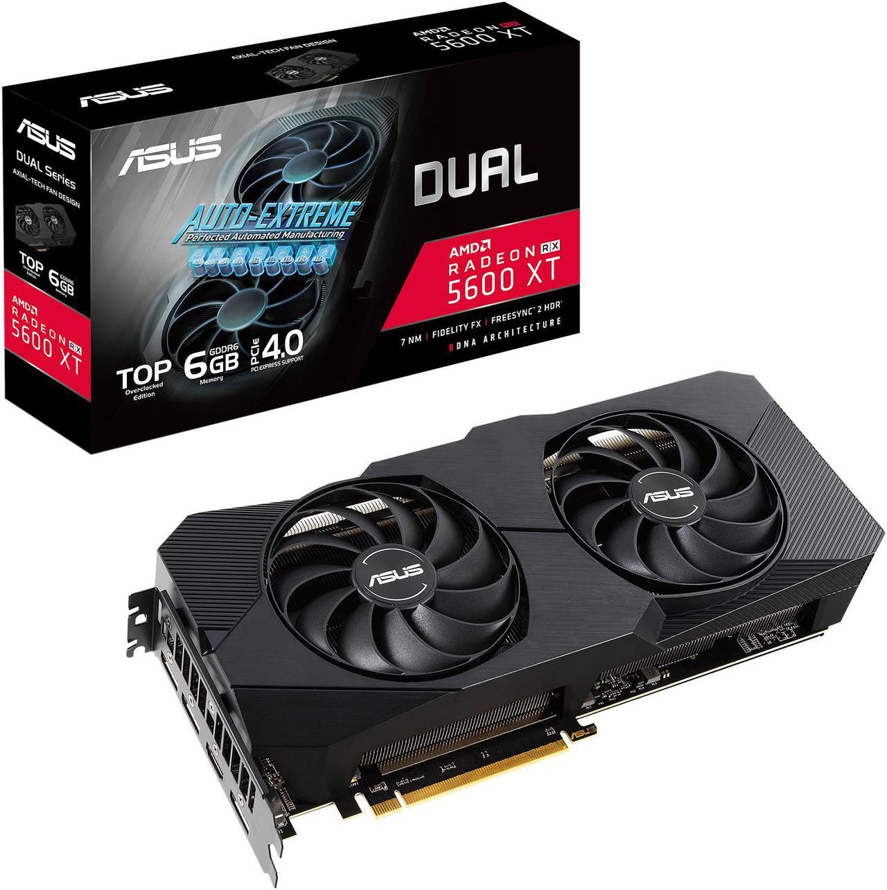 Alt view image 7 of 7 - ASUS Dual Radeon RX 5600 XT 6GB GDDR6 PCI Express 4.0 CrossFireX Support Graphics Card DUAL-RX5600XT-T6G-EVO