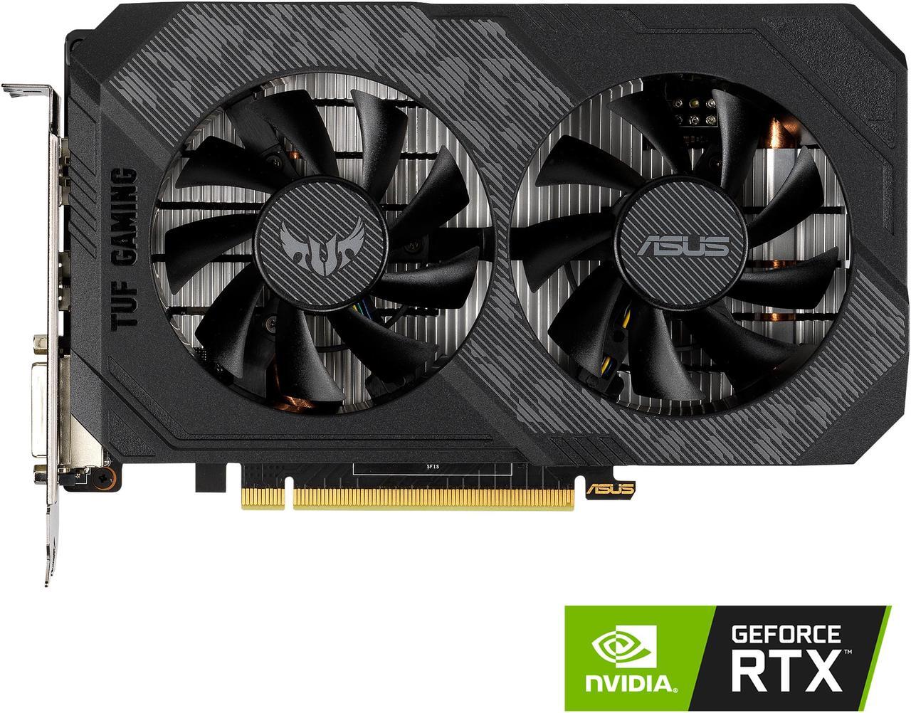 Main image of ASUS TUF Gaming GeForce GTX 1650 OC Edition 4GB GDDR6 PCI Express 3.0 Video Card TUF-GTX1650-O4GD6-P-GAMING