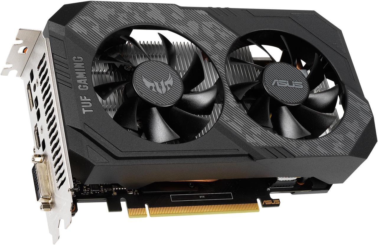 Alt view image 3 of 11 - ASUS TUF Gaming GeForce GTX 1650 OC Edition 4GB GDDR6 PCI Express 3.0 Video Card TUF-GTX1650-O4GD6-P-GAMING