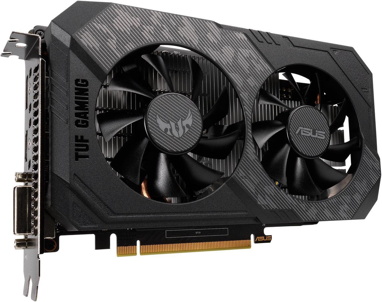 Alt view image 4 of 11 - ASUS TUF Gaming GeForce GTX 1650 OC Edition 4GB GDDR6 PCI Express 3.0 Video Card TUF-GTX1650-O4GD6-P-GAMING