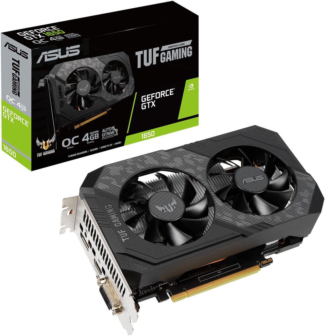 Alt view image 10 of 11 - ASUS TUF Gaming GeForce GTX 1650 OC Edition 4GB GDDR6 PCI Express 3.0 Video Card TUF-GTX1650-O4GD6-P-GAMING