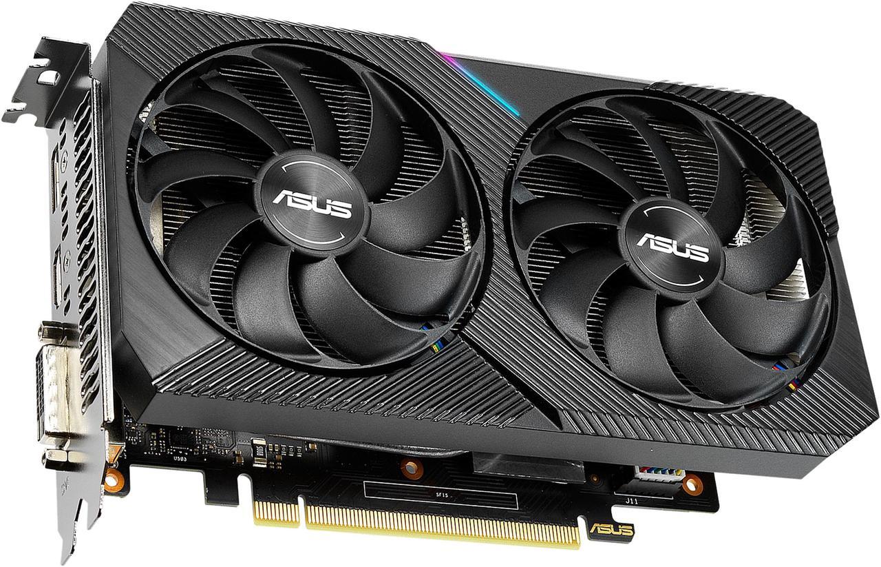 ASUS Dual GeForce RTX 2060 6GB GDDR6 PCI Express 3.0 Video Card DUAL-RTX2060-O6G-MINI