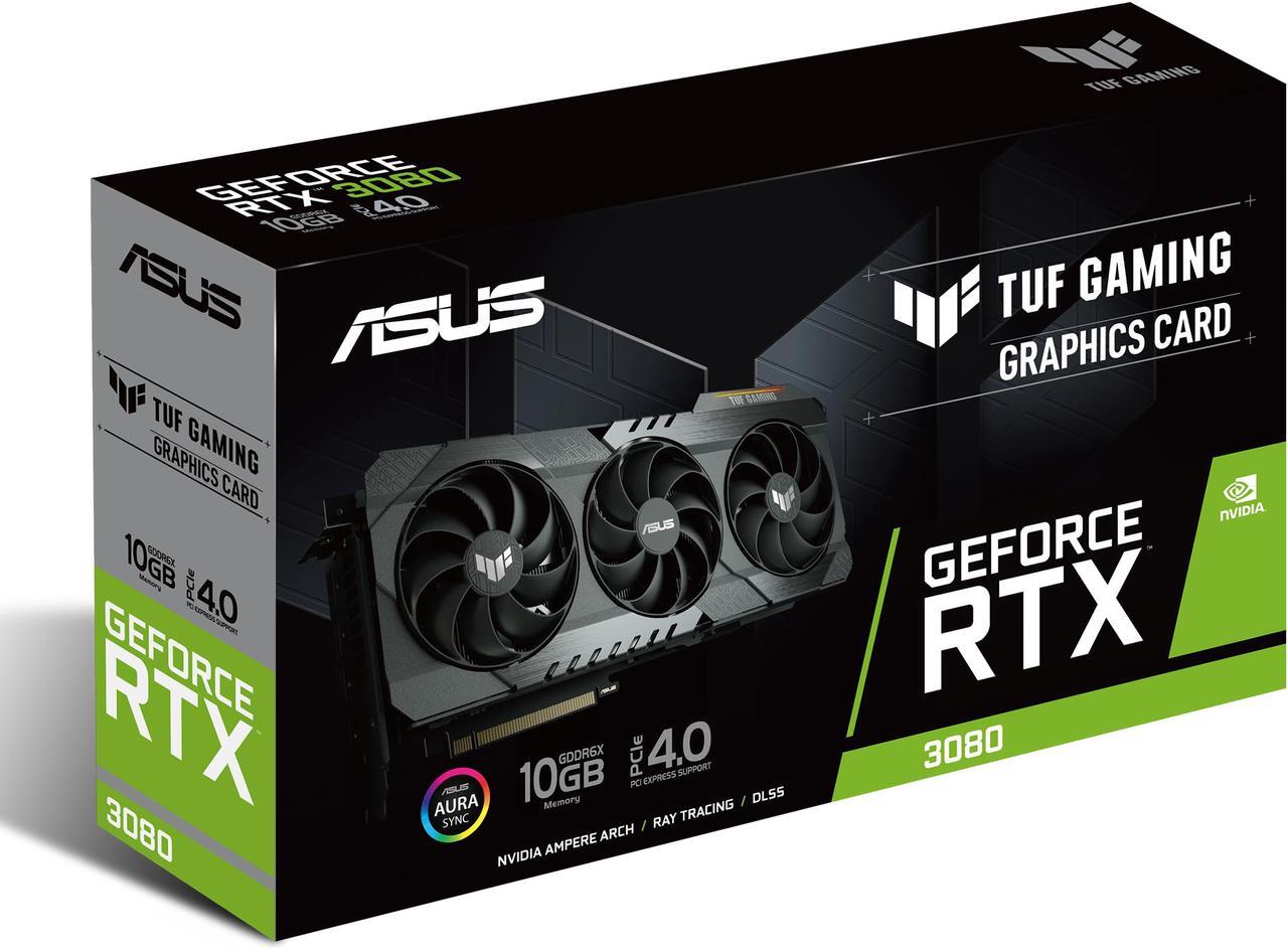Alt view image 8 of 9 - ASUS TUF Gaming NVIDIA GeForce RTX 3080 TUF-RTX3080-10G-GAMING Video Card