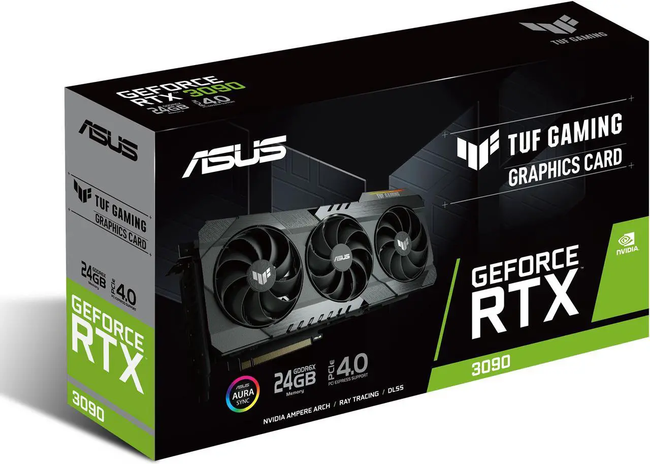 Alt view image 9 of 10 - ASUS TUF Gaming GeForce RTX 3090 TUF-RTX3090-24G-GAMING Video Card