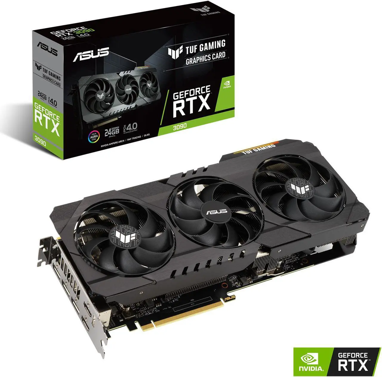 Alt view image 10 of 10 - ASUS TUF Gaming GeForce RTX 3090 TUF-RTX3090-24G-GAMING Video Card