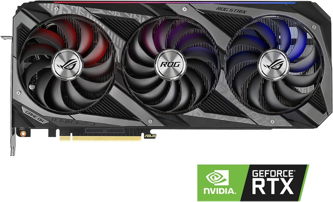 Main image of ASUS ROG Strix GeForce RTX 3070 8GB GDDR6 PCI Express 4.0 Graphics Card ROG-STRIX-RTX3070-O8G-GAMING