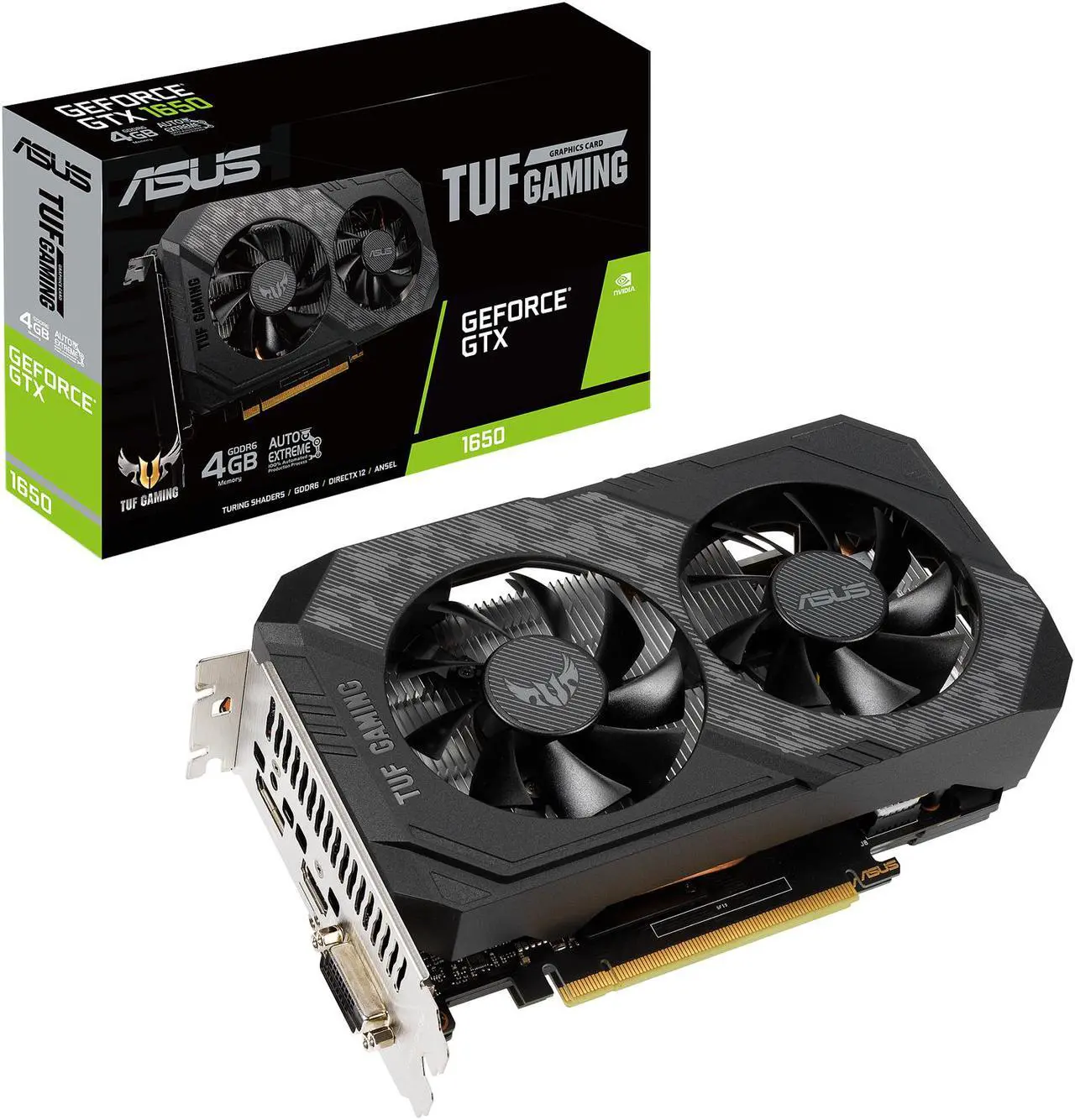 Alt view image 10 of 11 - ASUS TUF Gaming GeForce GTX 1650 4GB GDDR6 PCI Express 3.0 Graphics Card TUF-GTX1650-4GD6-P-GAMING