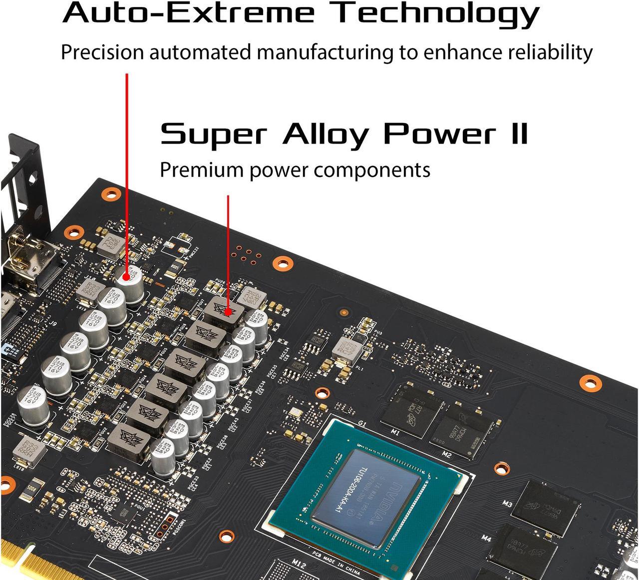 Alt view image 3 of 6 - ASUS ROG STRIX GeForce RTX 2060 6GB GDDR6 PCI Express 3.0 Video Card ROG-STRIX-RTX2060-A6G-EVO-GAMING