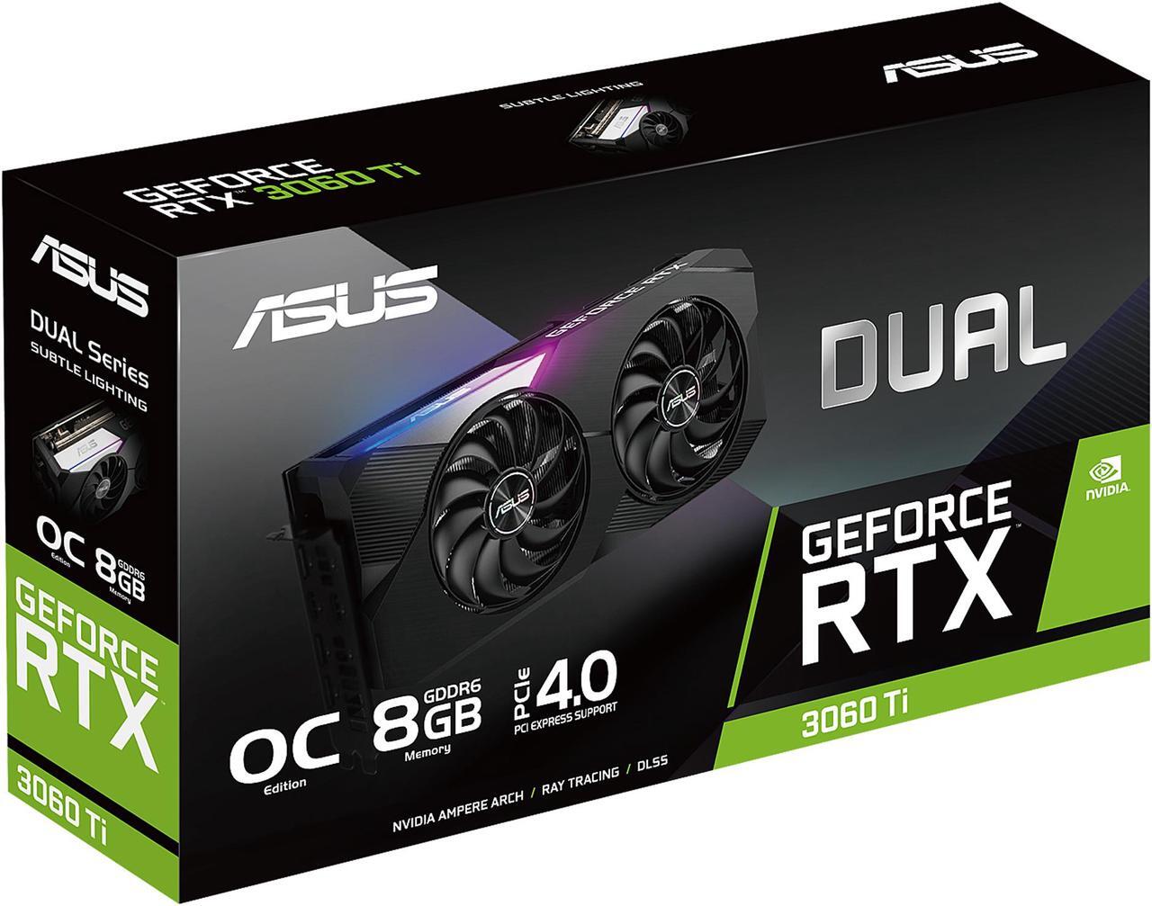 Alt view image 16 of 16 - ASUS Dual GeForce RTX 3060 Ti 8GB GDDR6 PCI Express 4.0 Video Card DUAL-RTX3060TI-O8G
