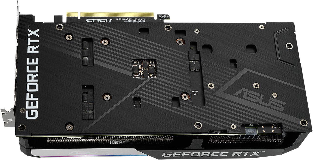 Alt view image 11 of 16 - ASUS Dual GeForce RTX 3060 Ti 8GB GDDR6 PCI Express 4.0 Video Card DUAL-RTX3060TI-O8G