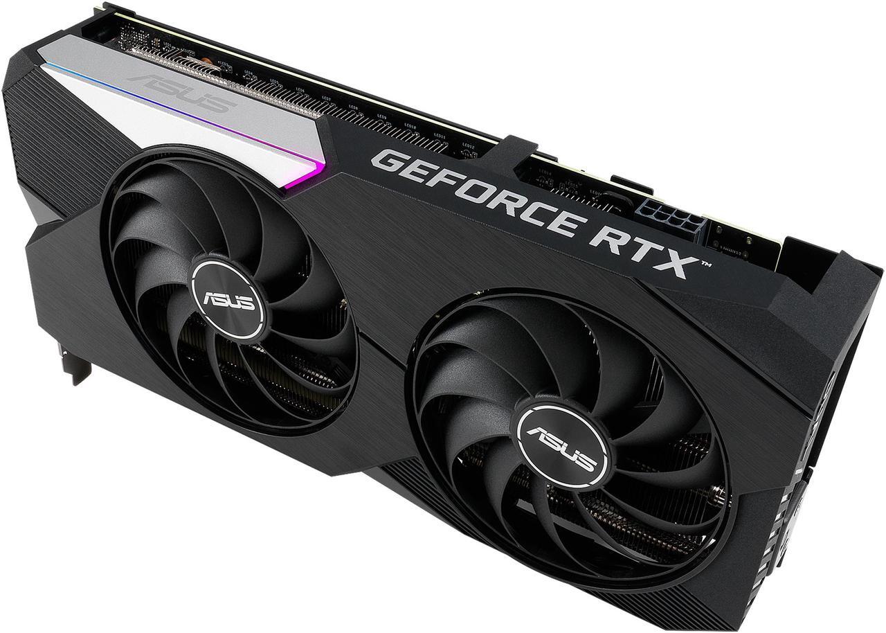 Alt view image 10 of 16 - ASUS Dual GeForce RTX 3060 Ti 8GB GDDR6 PCI Express 4.0 Video Card DUAL-RTX3060TI-O8G